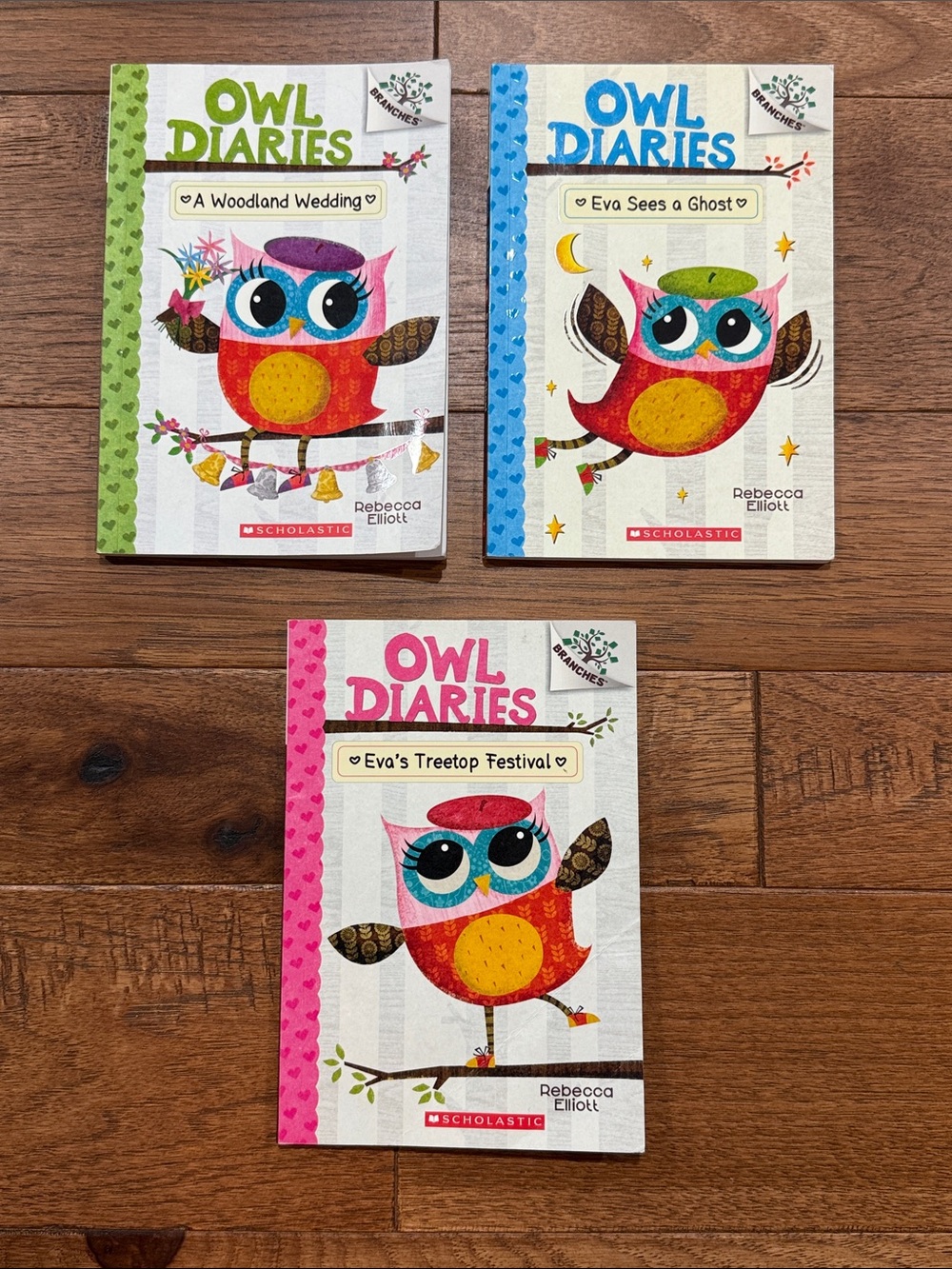 Owl Diaries Books by Rebecca Elliott - Books 1 2 3